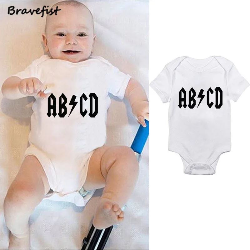 

Newborn Clothes Jumpsuits New Summer Baby Boys Girls Short Sleeve ABCD Cotton Bodysuit Kids Overalls 2018 Infant Jumpsuits 0-24M