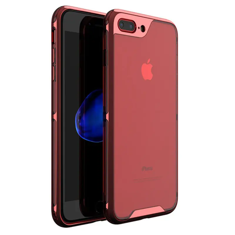 Для iPhone 8, 8 Plus, чехол,, iPaky, брендовый, гальванический, бампер, броня, TPU, гибридный, противоударный чехол для iPhone 7, 7 Plus, чехол