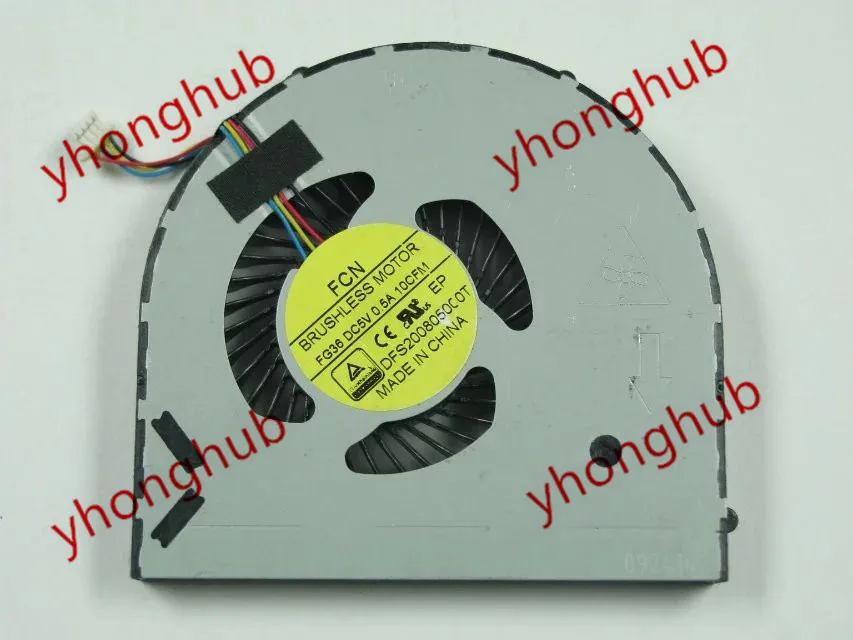 FCN DFS200805000T FG36 DC 5V 0.50A серверный неизолированный охлаждающий вентилятор