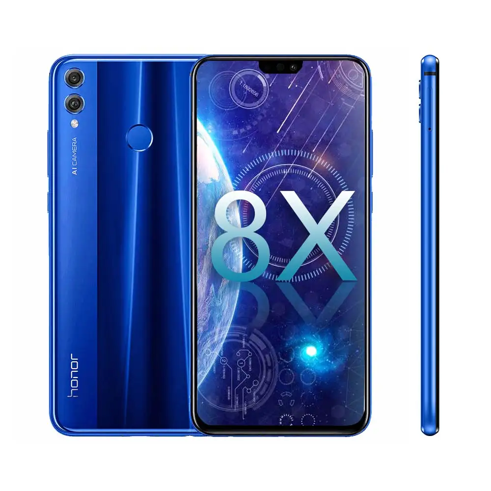 Глобальная версия huawei Honor 8X Android 8 1 6 5 &quot3750 мАч 20MP + 2MP двойной сзади камеры