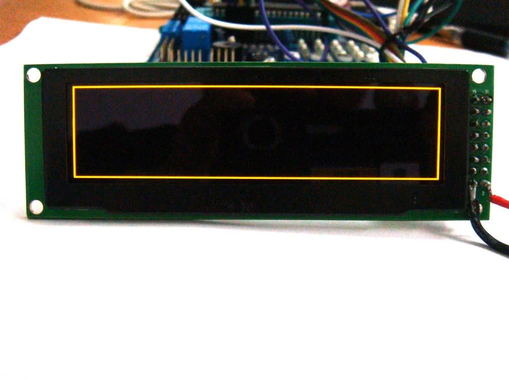 Желтый OLED модуль SSD1322 2 8 дюймовый 16 pin Привод IC 256*64 4 проводной SPI битный интерфейс