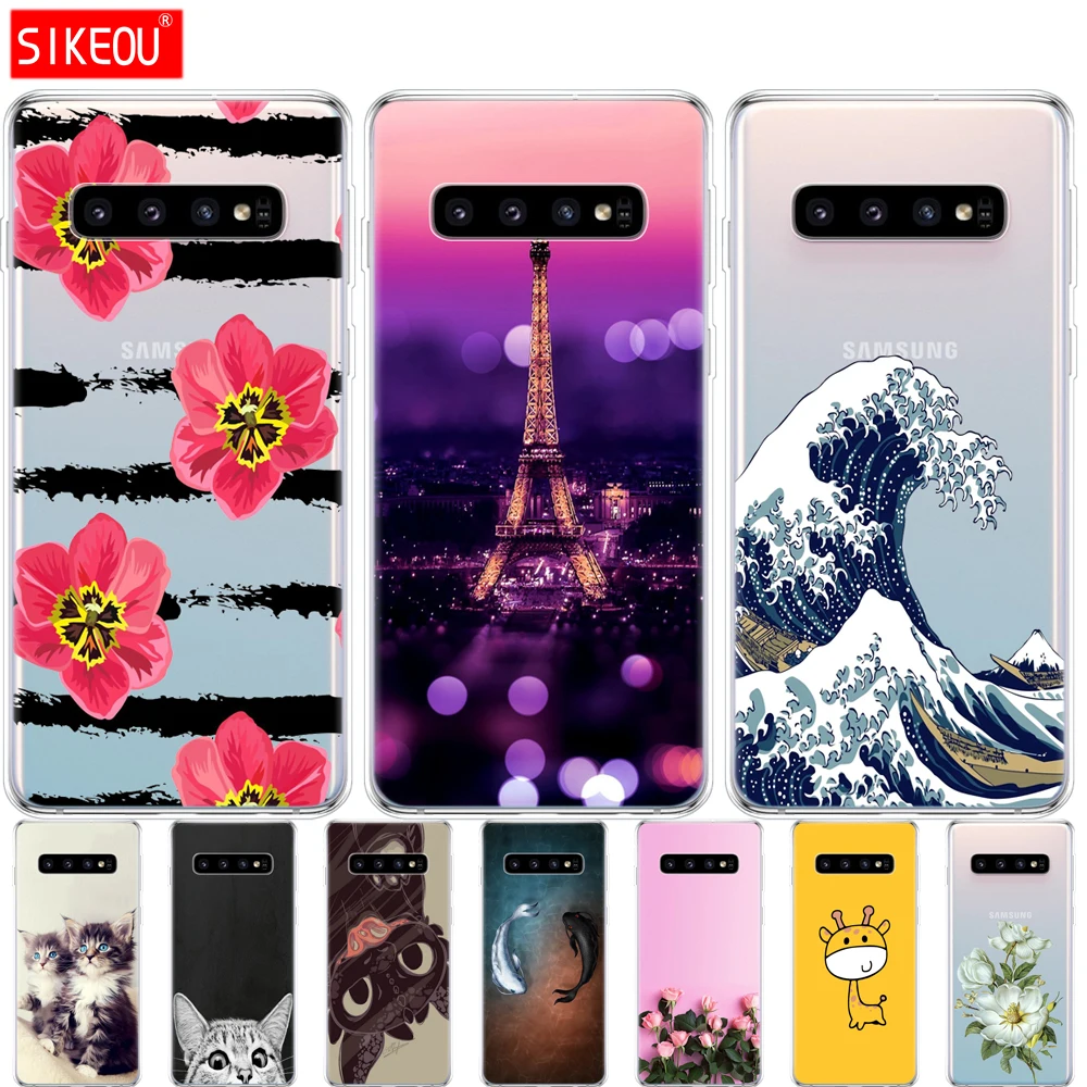 Для Samsung Galaxy S10 чехол S10Plus бампер силиконовый для телефона из ТПУ с принтом &quotS10 E