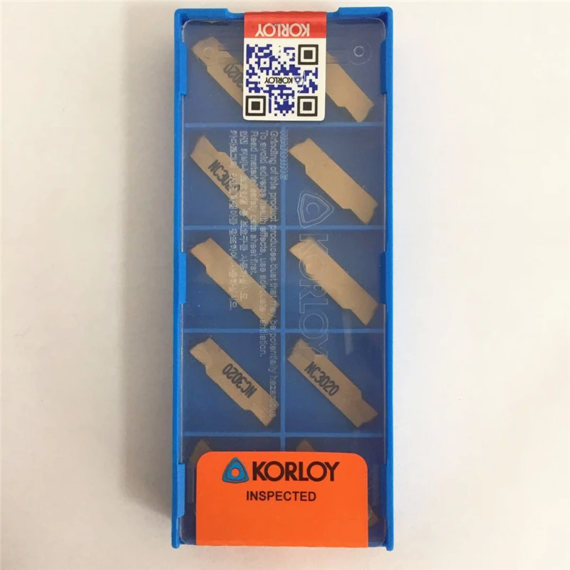 

10PCS MGMN300-M NC3020 CNC Carbide Insert Turning Tools For Steel processing