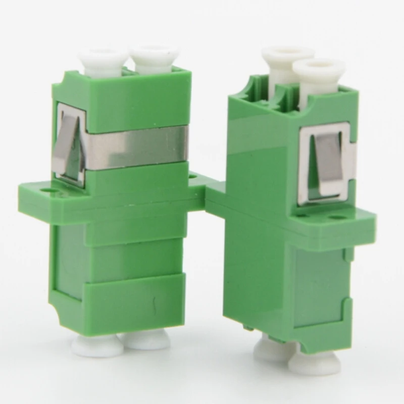 50PCS/lot LC/PC OM3/OM4 Duplex Optical Fiber Adapter Couplers | Мобильные телефоны и аксессуары