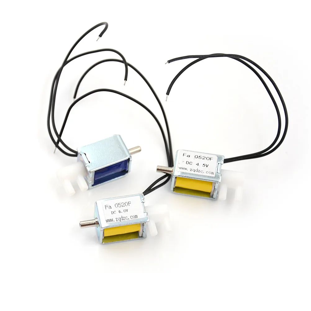 2 позиционный Трехходовой Электрический мини микро Соленоидный клапан воздушный