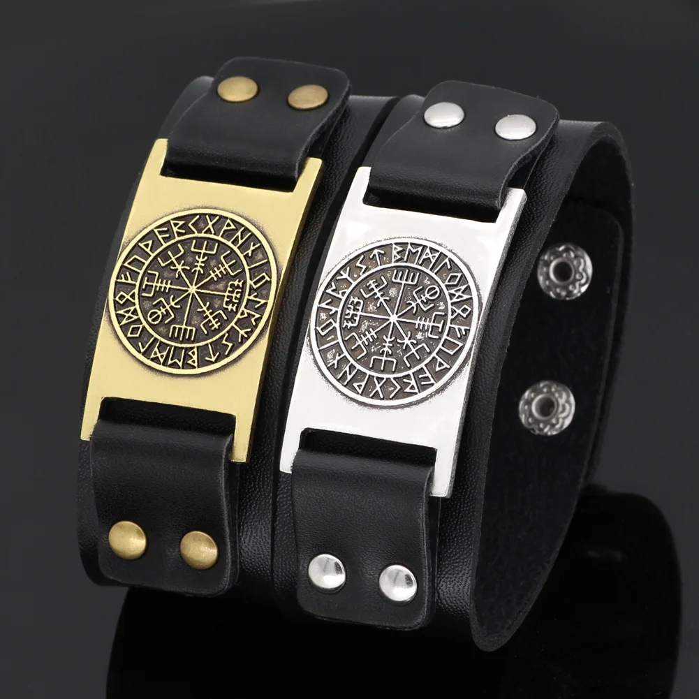 Мужской Венецианский компас Vegvisir кожаный ремень ювелирные изделия подходит для