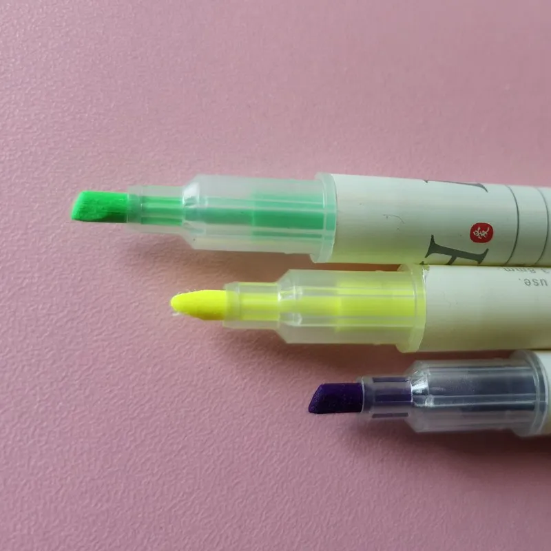3 шт. 6 видов цветов маркеры с двойной головкой художественные флуоресцентные для