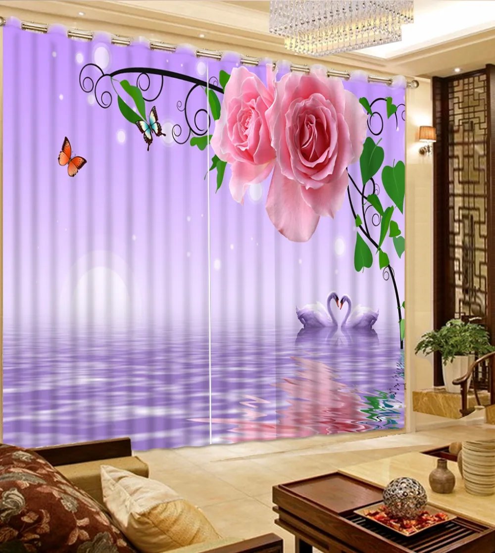 Декоративные 3D оконные занавески светонепроницаемые шторы s для гостиной