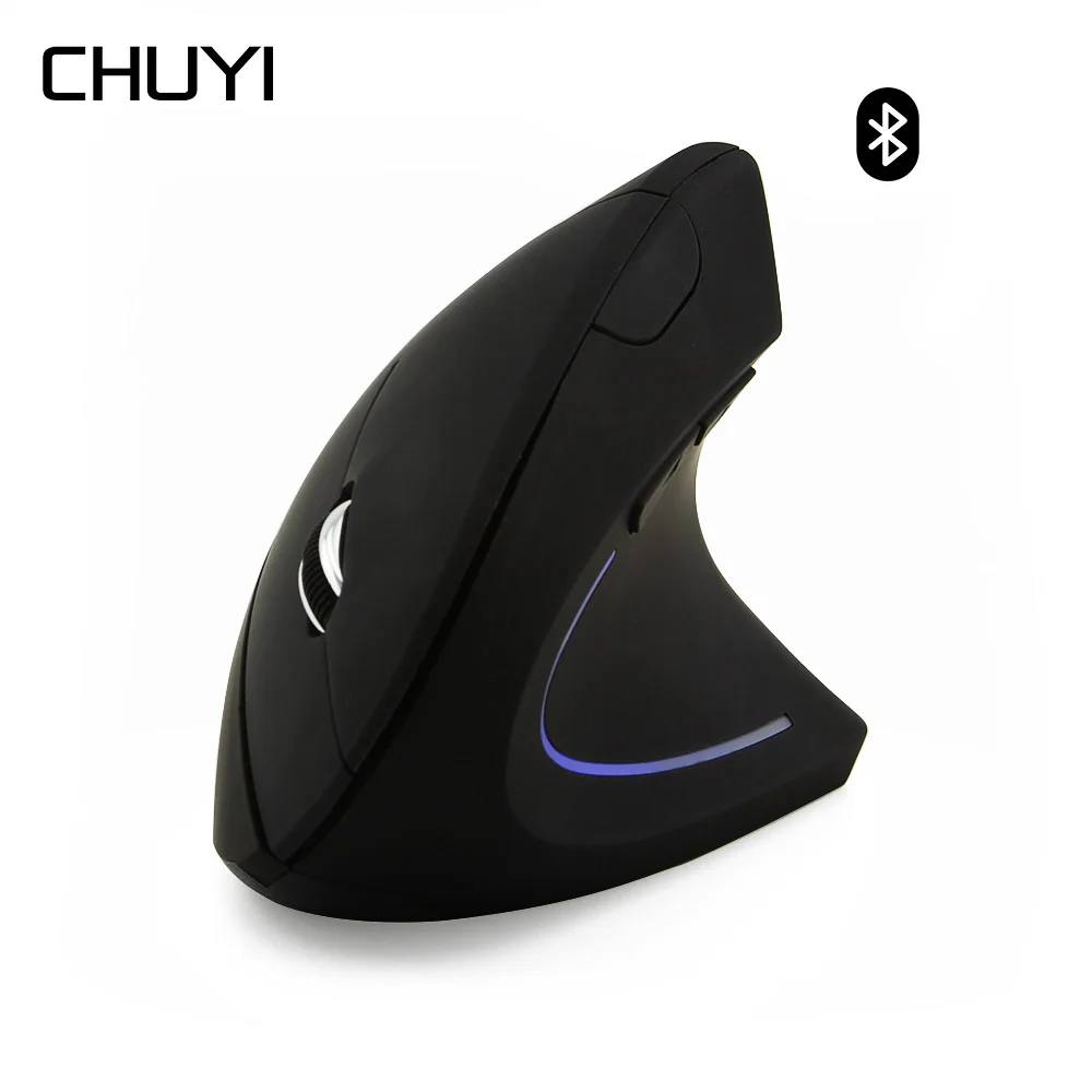 CHUYI Bluetooth Мышь эргономичная Вертикальная игровая Регулируемый 800/1200/1600 Точек на