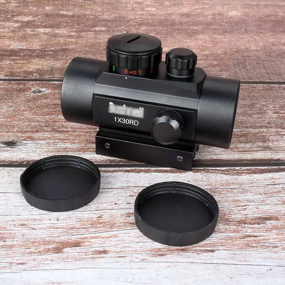 

3X Magnifier Scope Compact Tactical Sight Flip with Holographic 1 x 30 Red Green Dot Sight Airsoft with Riser 20mm Mount Rail