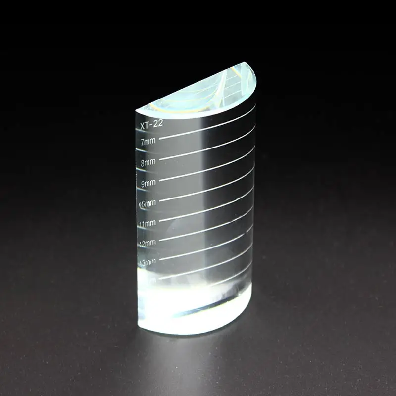 

CM semi-circle Transparent Crystal bridge eyelash holder for eyelash extension grafting Tool or Glue placing