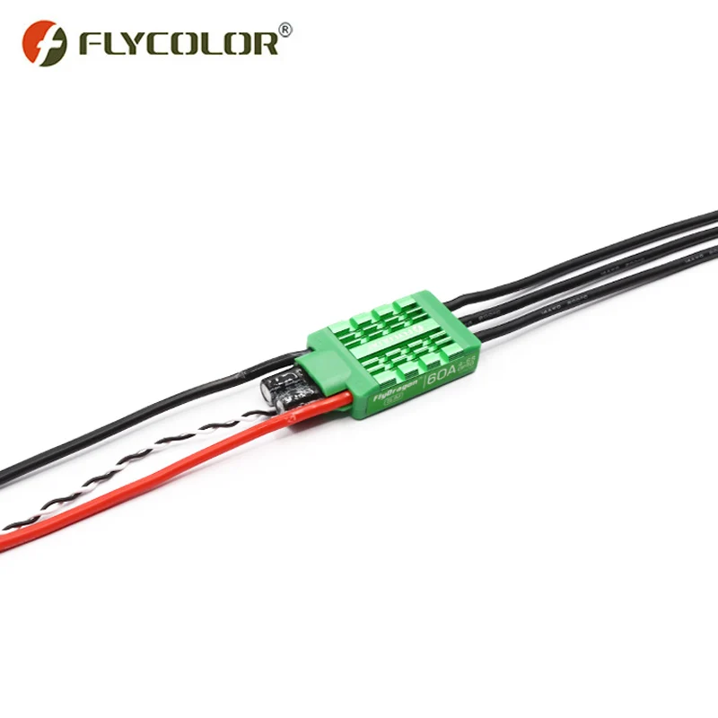 Оригинальный Flycolor FlyDragon Slim 60A 2 6s ESC контроль скорости водонепроницаемый для