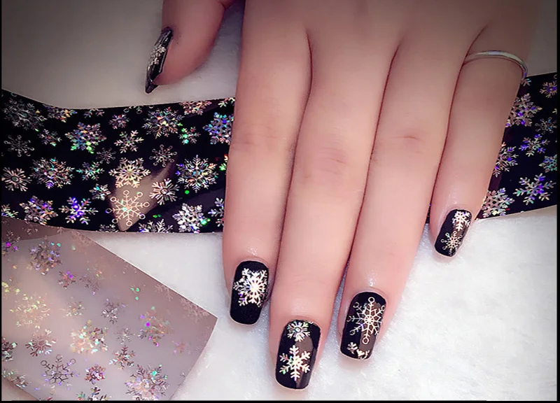 1 Box New Arrivals 3D Fantasy Snowflake Nail Art pattern Stickers Manicure Tools | Красота и здоровье