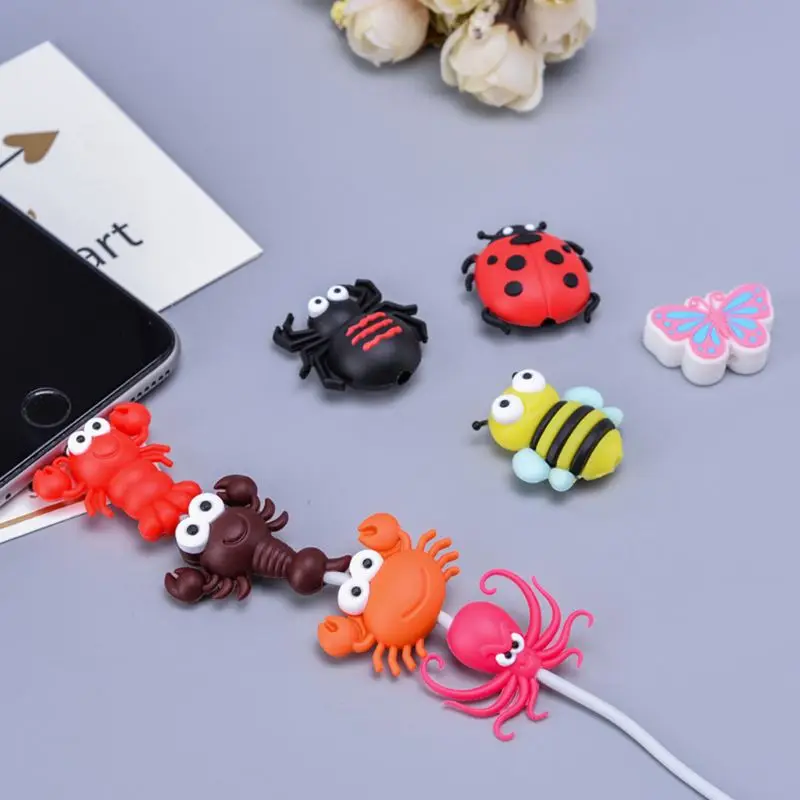 Серьги &quotБожья коробка&quot USB зарядное устройство кабель защитный чехол мягкий