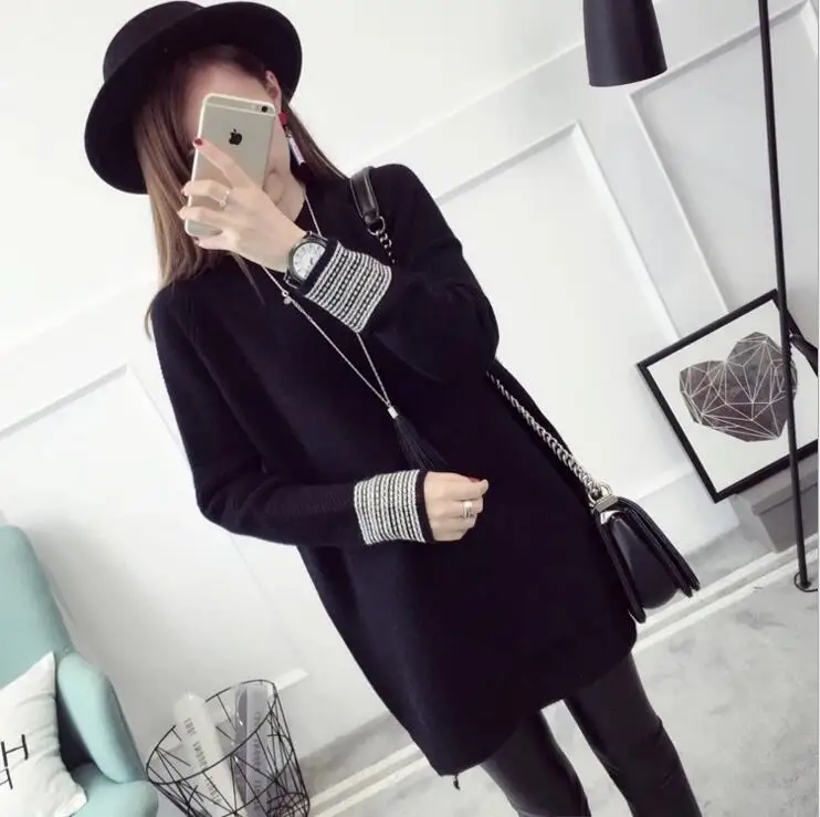 2016 Pullovers Autumn Pullover Winter Warm Women Casual Sweater Knitted Tops | Женская одежда