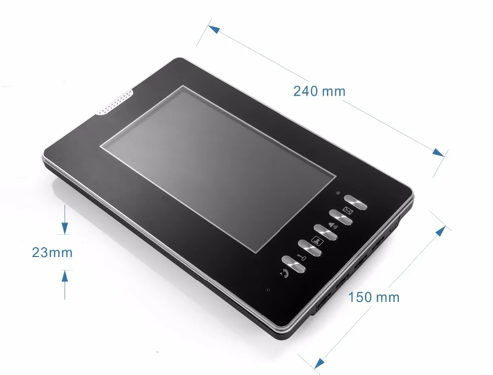 YobangSecurity Home Video Door Phone Doorphones 7Inch Color Monitor Intercom System Rfid Doorbell For 10 Apartments | Безопасность и