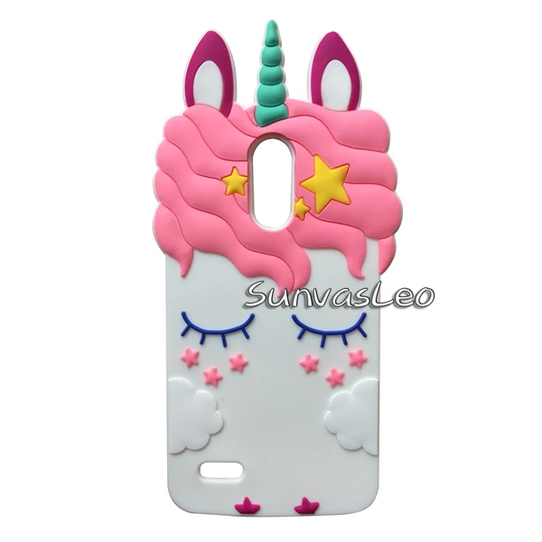 White Pretty Unicorn Для LG Q Stylo 4 Q710MS 3D Мягкий силиконовый чехол милый мультфильм животных резиновый чехол на заднюю панель мобильного телефона оболочка кожа для LG Q Stylus Plus - Цвет: White Pretty Unicorn