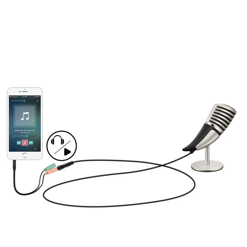 Игра уникальный 3.5 мм микрофон Динамик конденсатор PC Игры хост Живой Металл sf 700