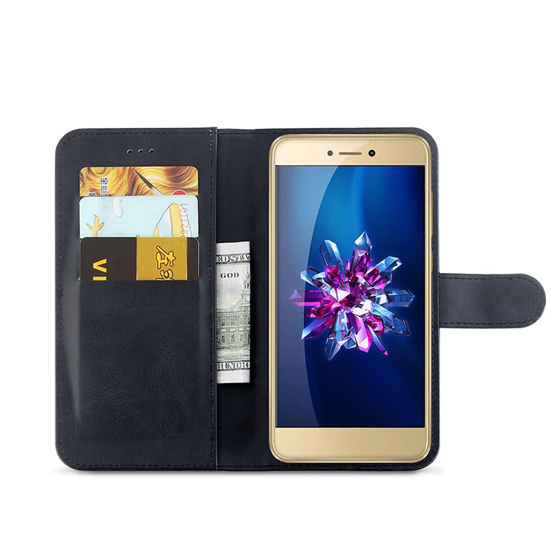Ocolor для Huawei Honor 8 lite чехол из искусственной кожи с защелкой Бумажник защитный
