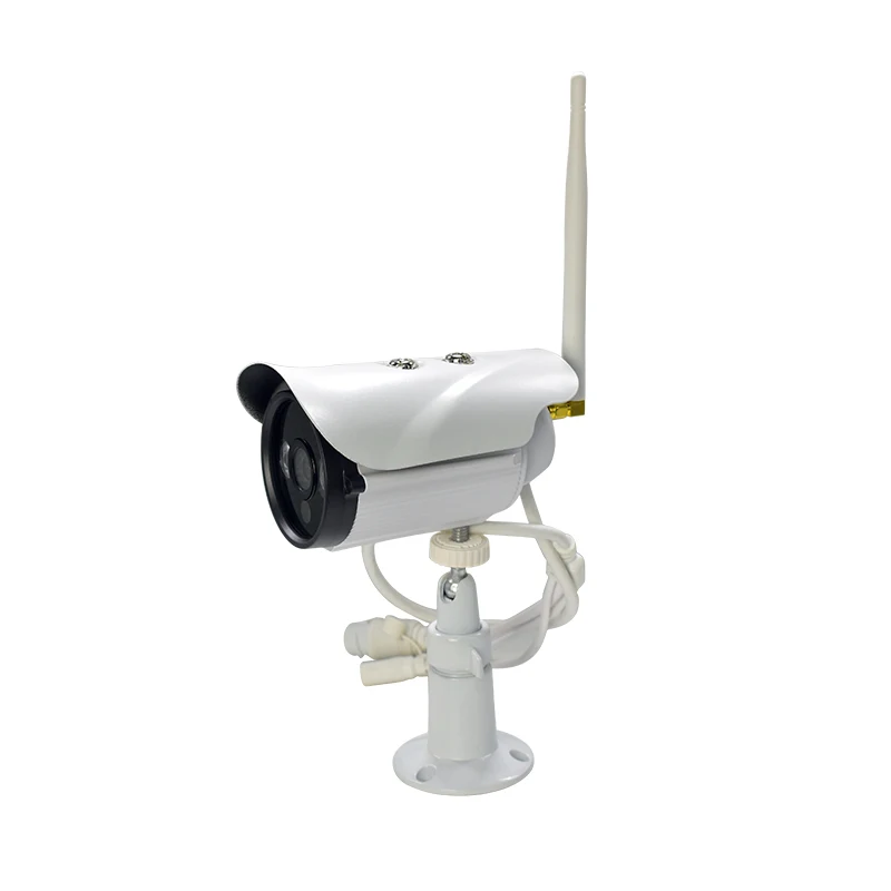 Wi Fi 1.0mp 720 P Пуля IP Камера Открытый P2P Onvif 2.0 видеонаблюдения Белый веб камера