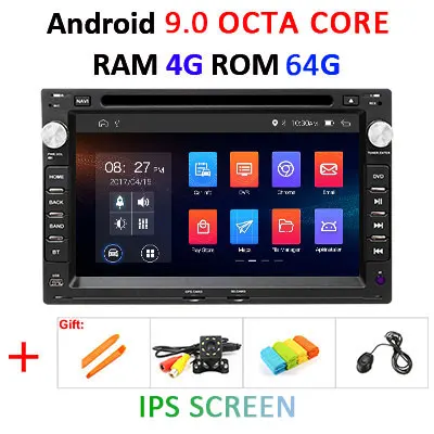 DSP ips 64G Android 9,0 Автомобильный gps для VW PASSAT B5 B4 JETTA BORA GOLF 4 SHARAN POLO MK5 MK4 MK3 T5 транспортер для peugeot 307 dvd - Цвет: 9.0 4G 64G