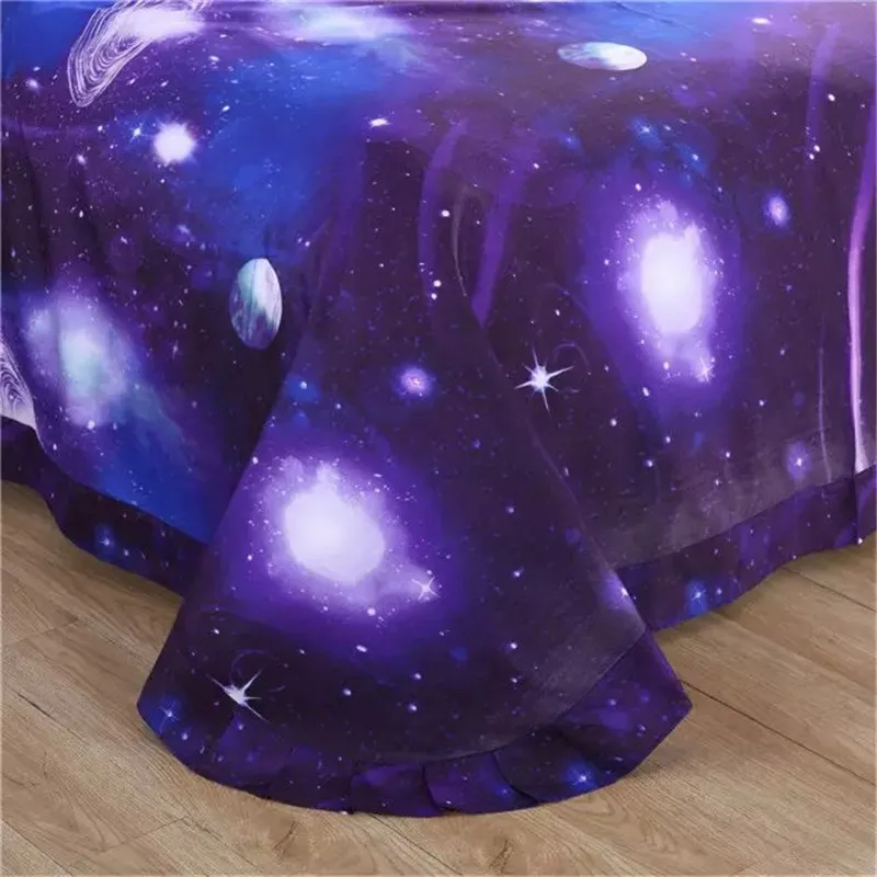 Solstice Textile 3D Вселенная Галактика Звезды 4 шт постельных принадлежностей активный