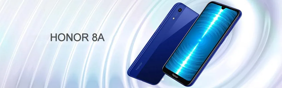 Сотовый телефон Honor 8A 4G 6 09 дюйма MTK6765 Android 9 0 камера 8 Мп + 13 МП 3020 мАч разблокировка