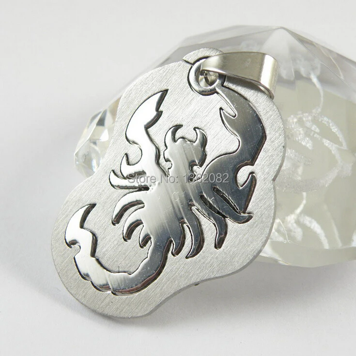 Модные ювелирные изделия подвеска в виде скорпиона из нержавеющей стали