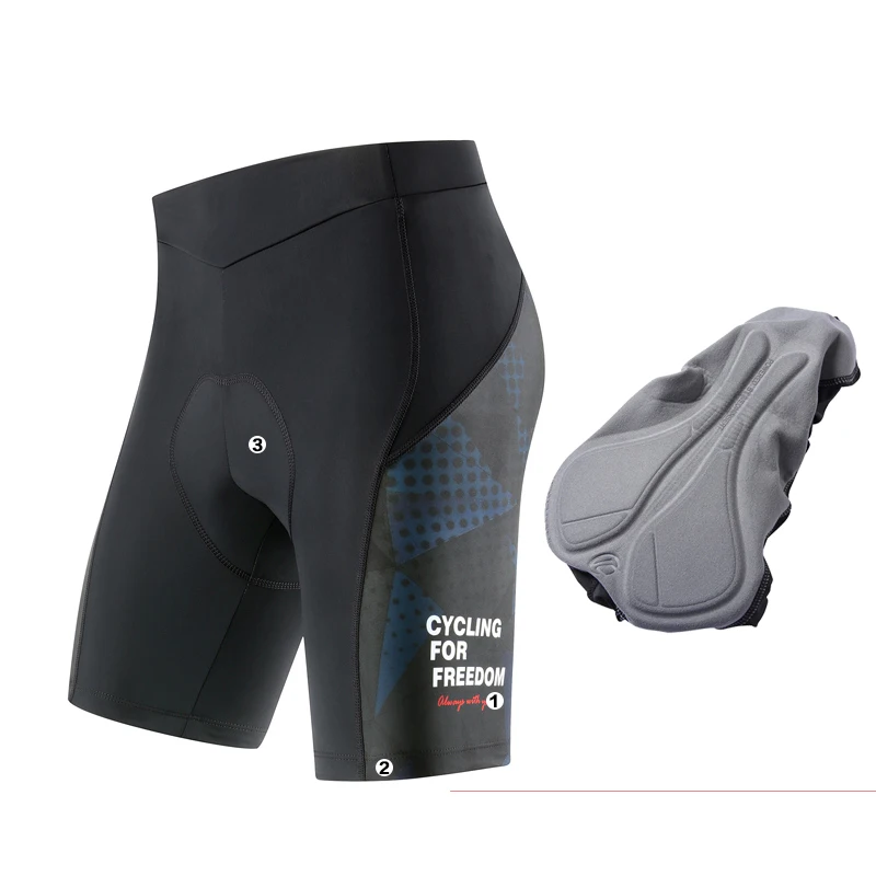 Santic мужские велосипедные шорты Coolmax 4D Pad противоударный MTB Ciclismo Hombre Team летняя одежда