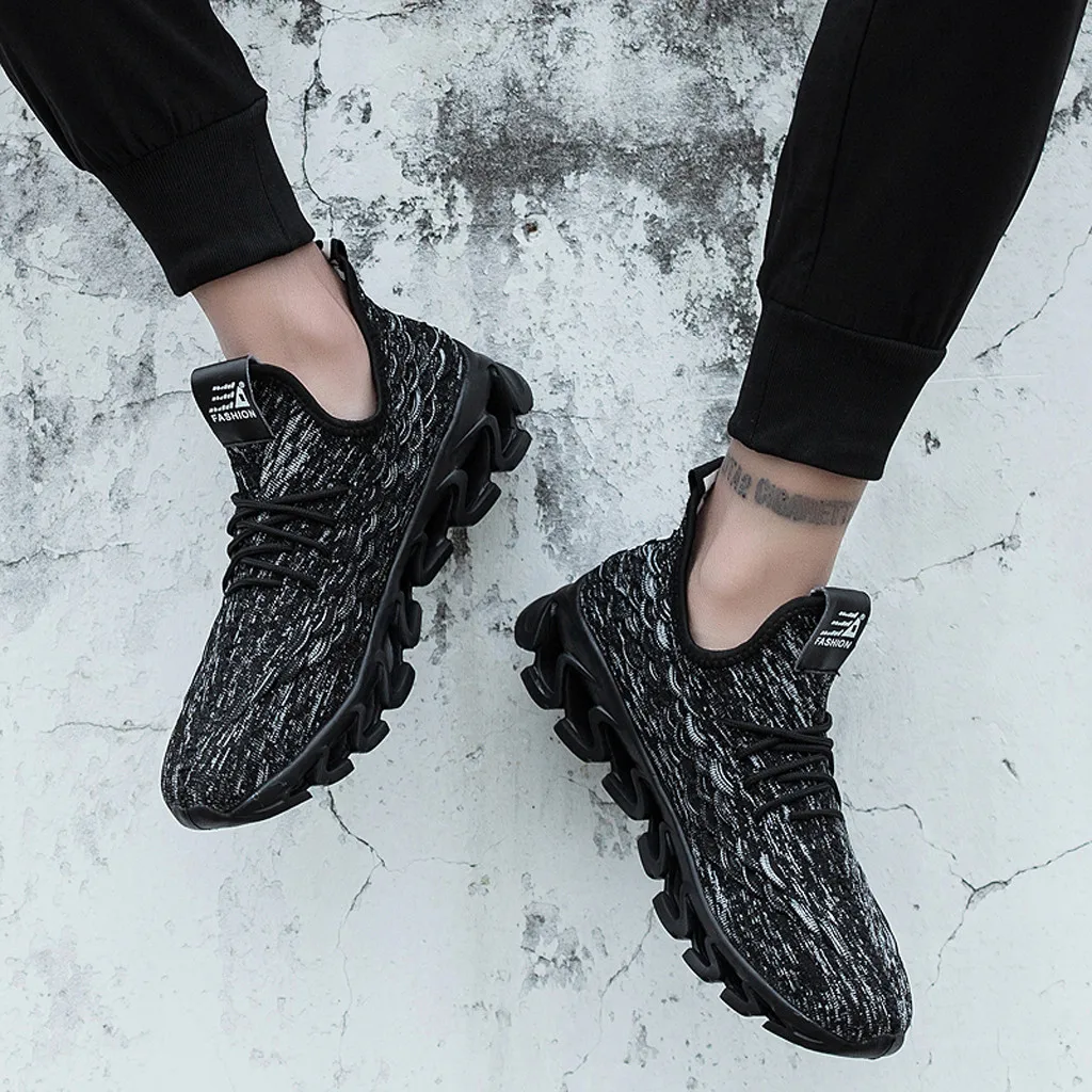 Mens Shoes Fish Scales Solid Color Soft Foundation Hot Sale Sneakers Men Spring Blade Outdoor Flats Big Size | Спорт и развлечения