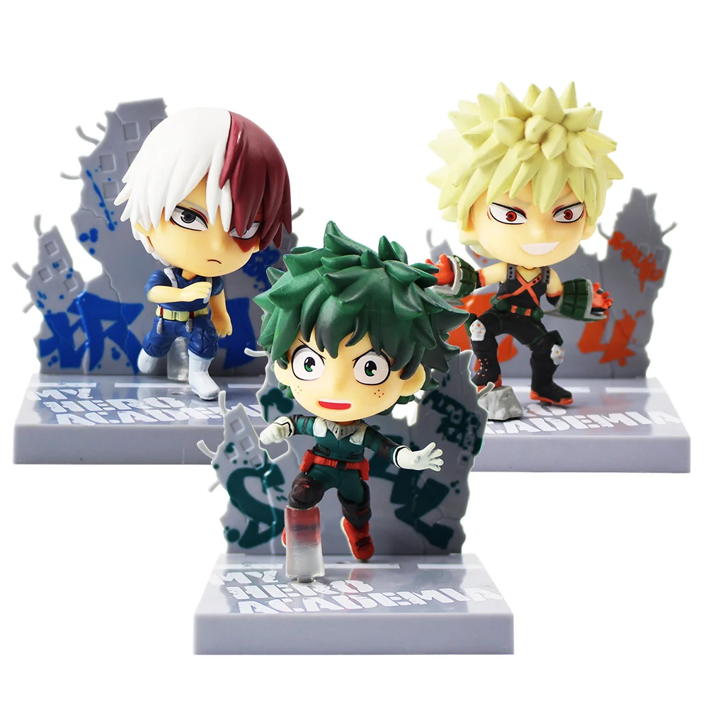 Фигурки героев моя геройская академия игрушки Midoriya Izuku Bakugo Katsuki Todoroki Shoto аниме