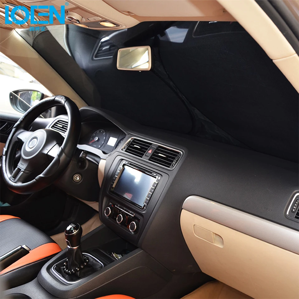 6PCS/Lot Car Window Sun Shade Windshield Visor Cover Block Front Sunshade UV Protect Film Accessories | Автомобили и мотоциклы