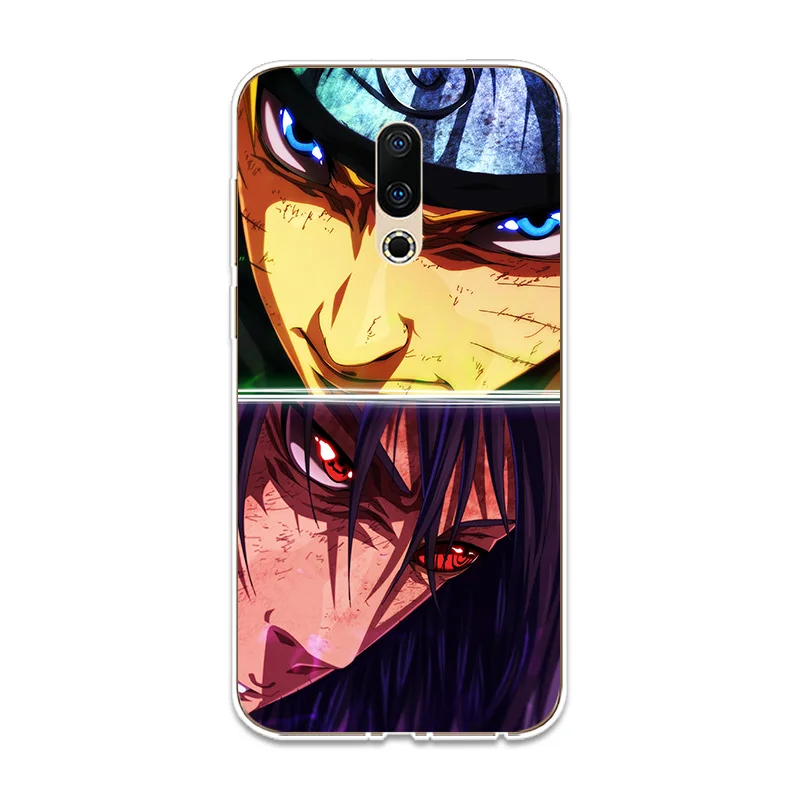 Uzumaki Naruto силиконовый чехол для телефона Couqe Fundas Meizu 15 16 Lite Plus 16X Note 8 Pro 6 7 X8 U10 U20