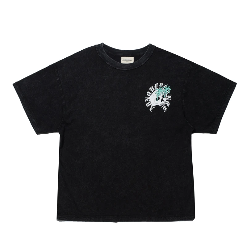 19SS ARNODEFRANCE, футболка, 1:1, Топ Версия, с буквенным принтом, Harajuku, хлопок, негабаритный Топ, футболки для мужчин и женщин, Канье, хип-хоп, туман, футболка