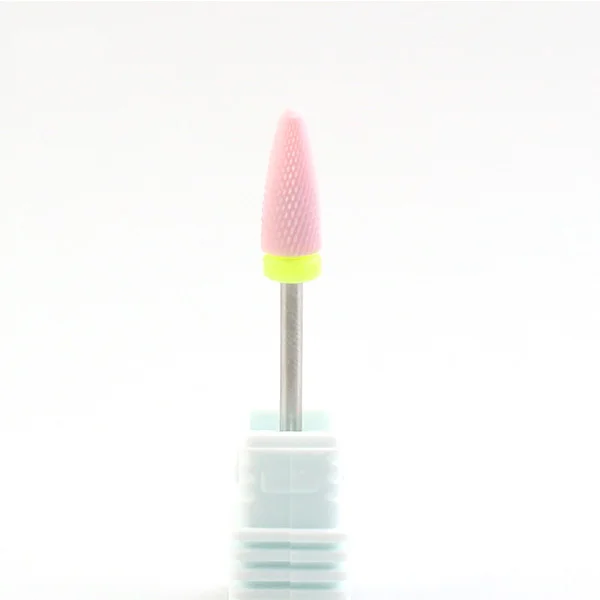 Pink 10 ERUIKA 26 типов черный розовый керамический сверло для ногтей роторное бурение Электрический Фрезер для маникюра педикюра дрель аксессуар инструмент - Цвет: Pink 10