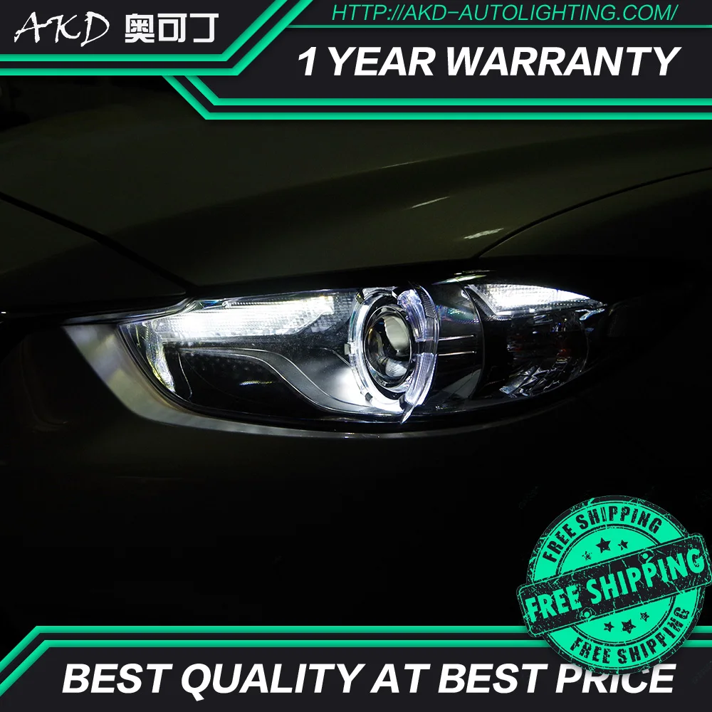 АКД автомобильного тюнинга фара для Mazda 6 Atenza 2013 2016 светодиодные фары DRL