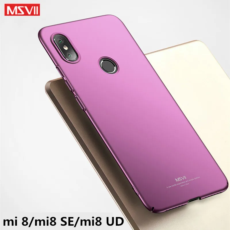Чехол для xiaomi mi 8 lite MSVII роскошный Ультратонкий чехол из поликарбоната с защитой