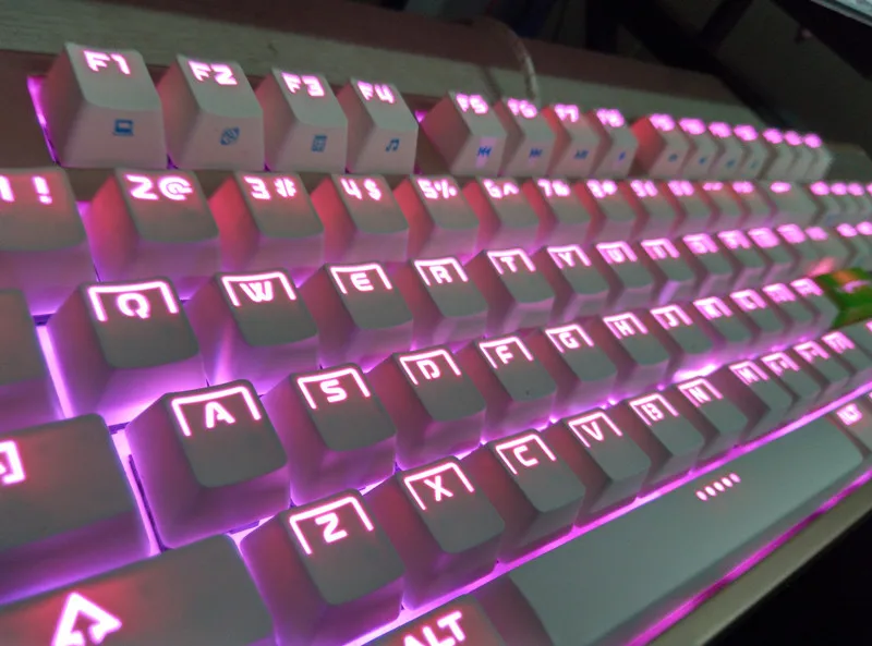 Заглушка для ключей 104 клавиши двухцветные заглушки с подсветкой Cherry MX