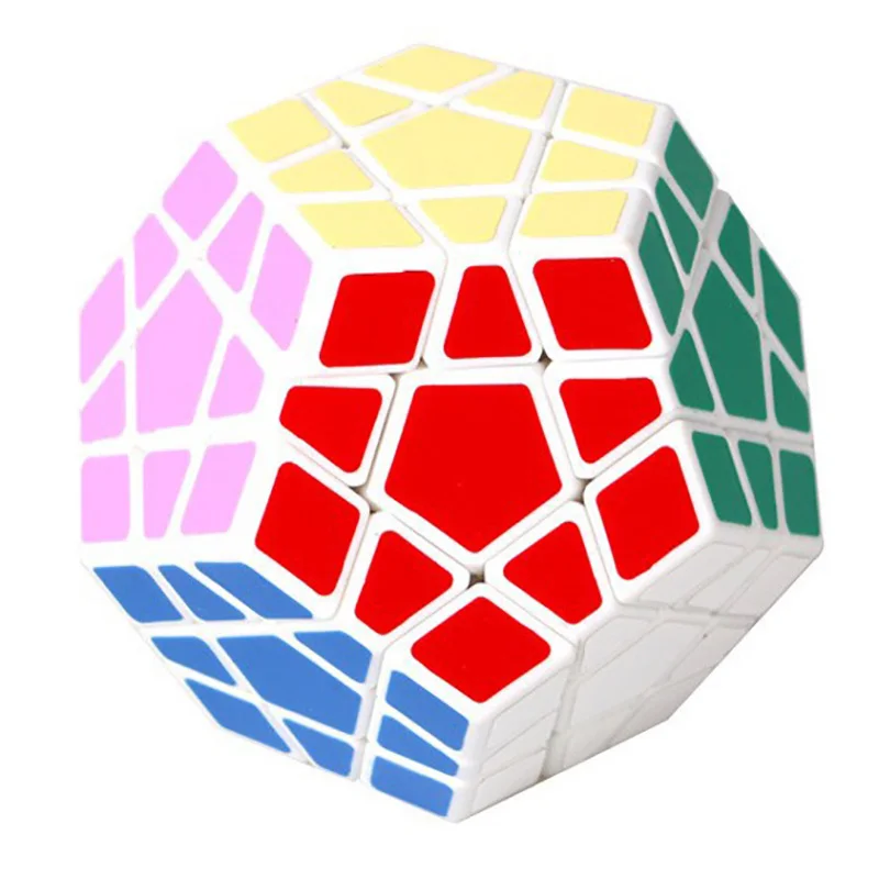 Shengshou Megaminx Волшебные кубики Пентагон 12 Сторон gigaminx ПВХ Стикеры Додекаэдр игрушки