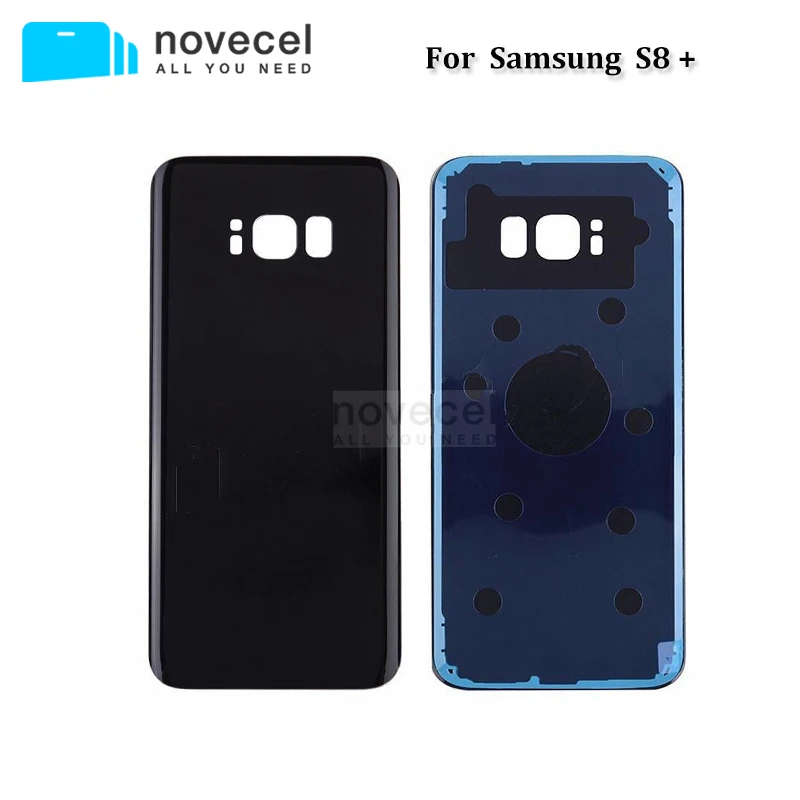 Задняя крышка батарейного отсека для samsung Galaxy S8+ G955-серебристый/серый/синий/золотой/черный/розовое золото