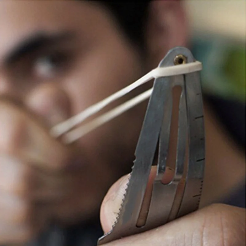 Многофункциональный Шпилька зажим для волос правитель резак Путешествия