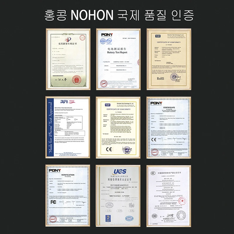 

Original NOHON For Apple iPhone 6Plus 7 Plus 8 Plus Battery Real High Capacity Replacement Phone Bateria Free Repair Tools