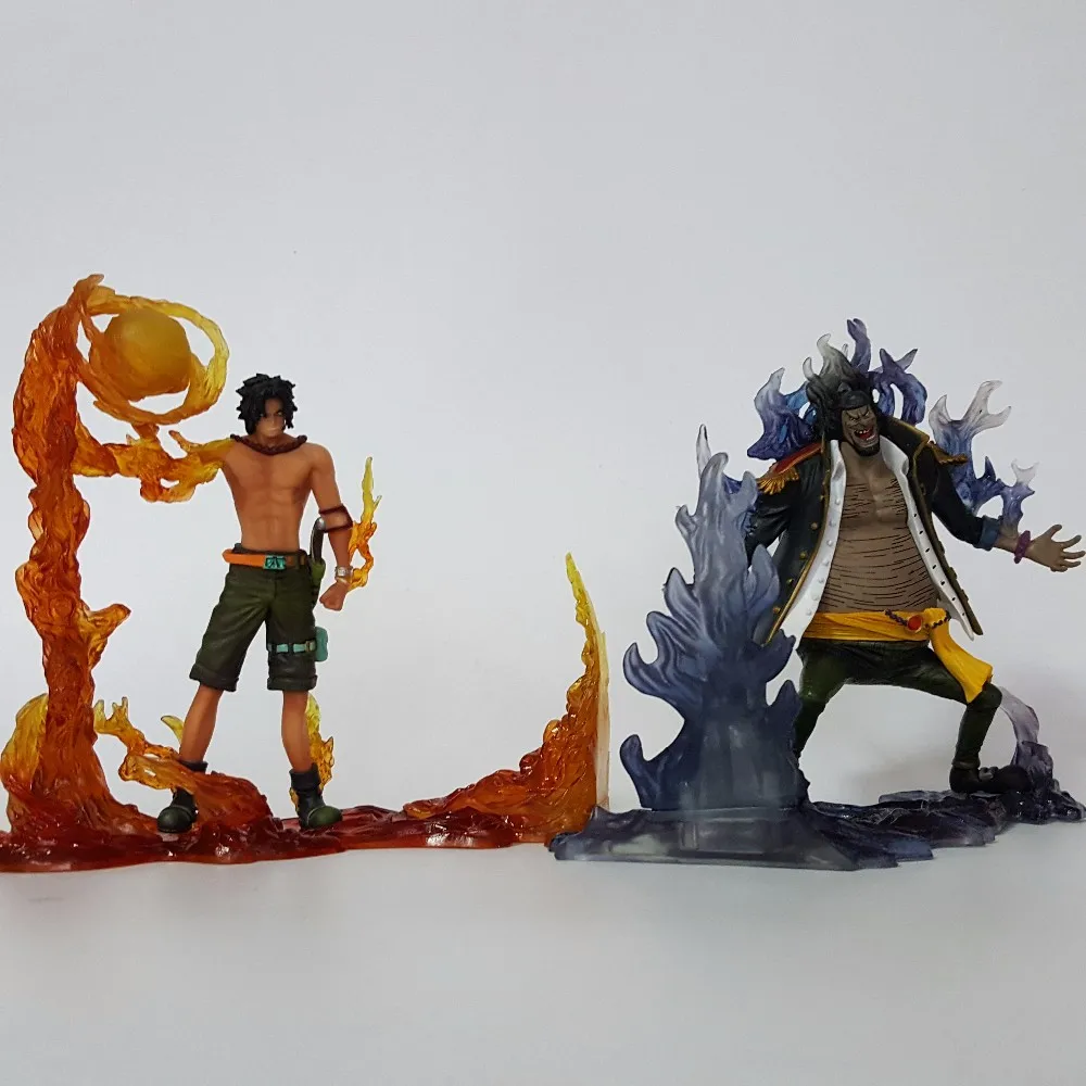 Экшн-фигурки One Piece Ace vs учить ПВХ Фигурки 150 мм Fire Devil фрукты DXF аниме игрушка