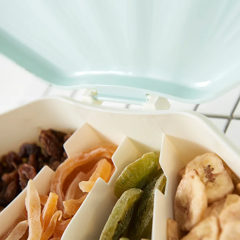 Форма ракушки закуски конфеты арахис коробка для хранения фрукты дыня семена