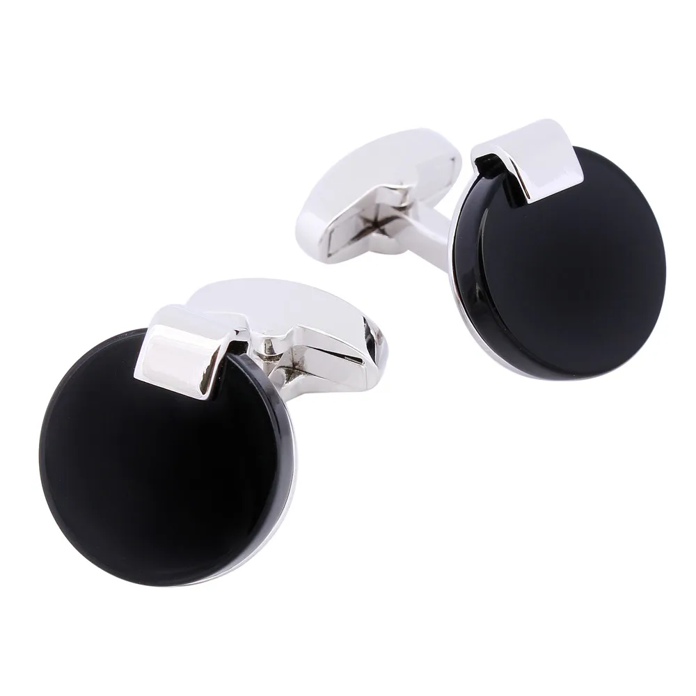 HAWSON специальный дизайн запонки три цвета черный/розовато фиолетовый/белый