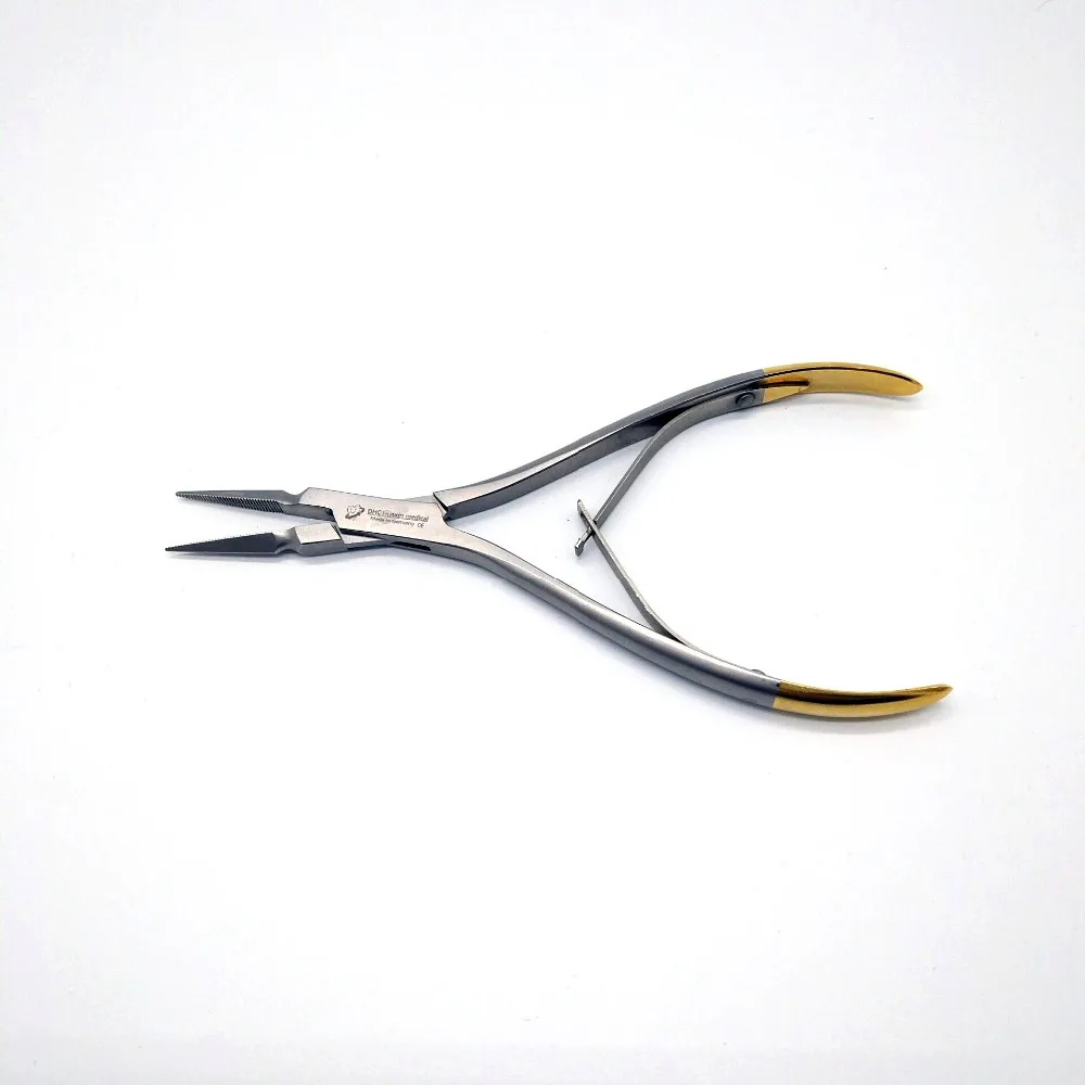 Residual root extraction forceps, debris pliers, root pliers, oral materials
