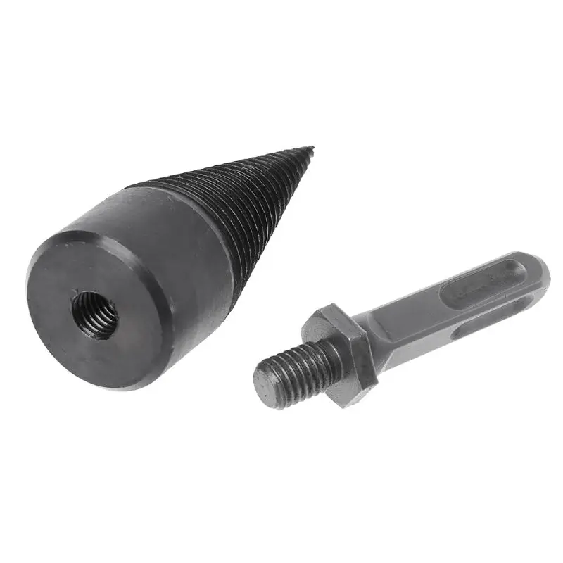 

Firewood Machine Drill Wood Cone Reamer Punch Driver Drill Bit Split Drilling Tools 130x32mm