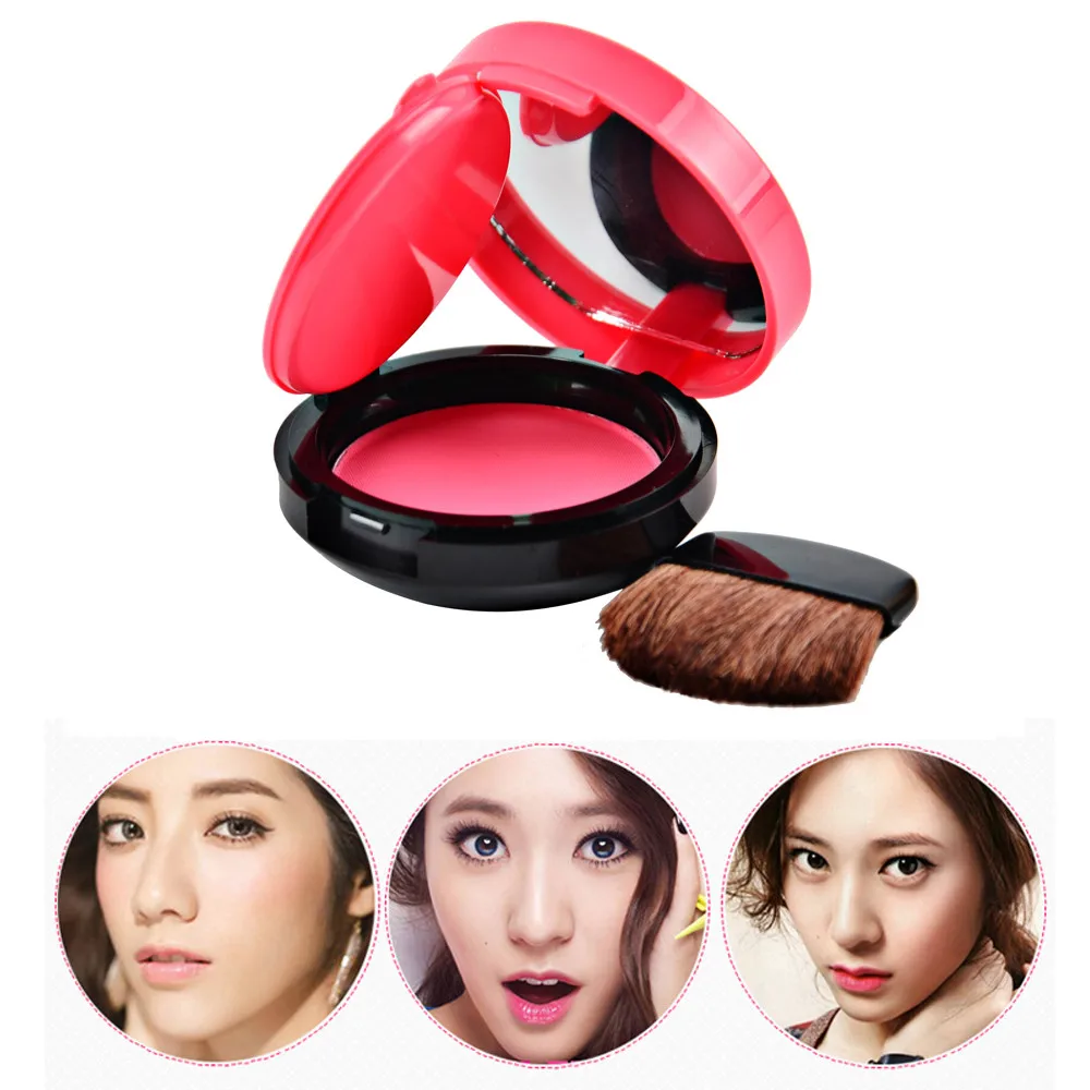 Новая мода тени для век румяна палитра макияж лица запеченная щека цветная