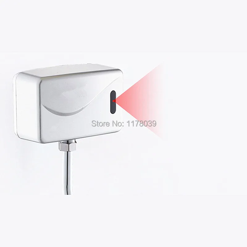 Смывочный клапан для мочеиспускания с поверхностным креплением автоматический