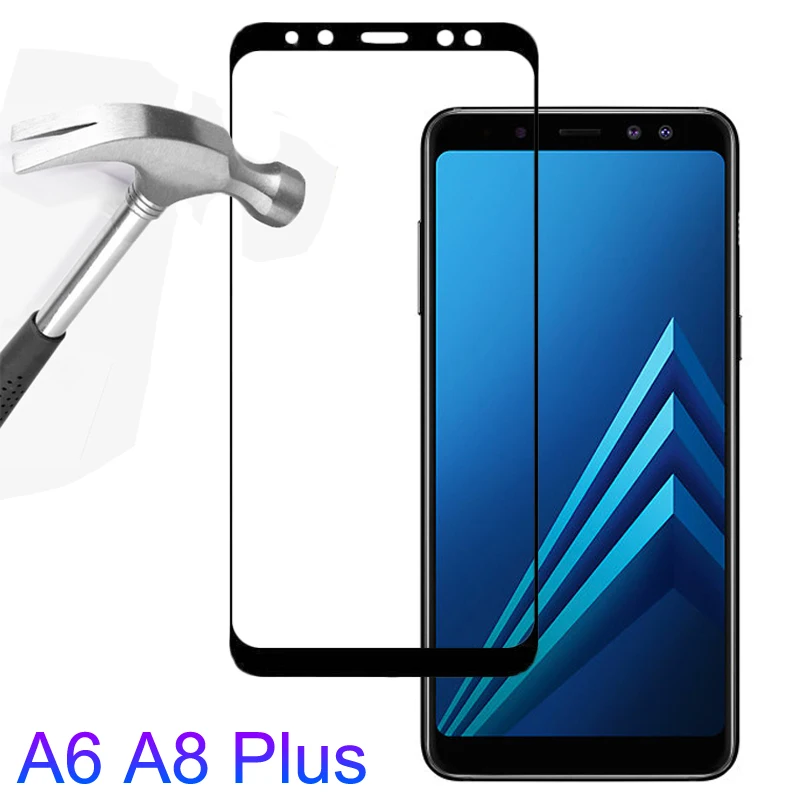 Закаленное стекло для samsung Galaxy A6 A8 A6Plus A8Plus A8 A6 Plus Защитная пленка для экрана